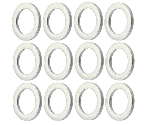 Amazon.co.jp: 汎用 クラッシュワッシャー アルミ M10×外径15mm×厚み